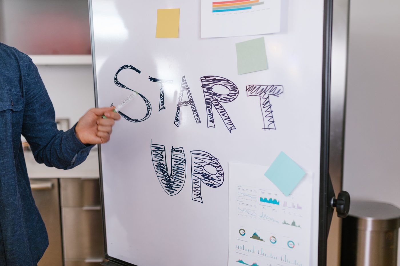 Neustart als Jobcoach: Planung auf dem Whiteboard